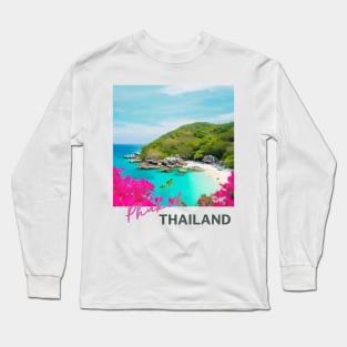 Travel to Phuket ,Thailand ,Brafdesign Long Sleeve T-Shirt